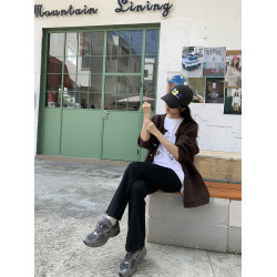 馨幫幫 加絨喇叭褲女秋冬保暖加厚瑜珈褲小個子黑色顯瘦休閒褲子