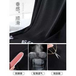 黑色窄版濶腿褲女春秋款高腰垂感直筒拖地褲夏季顯瘦小個子西裝褲