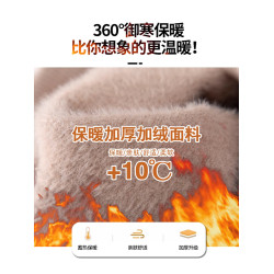 白色加絨加厚針織打底褲女秋冬外穿保暖秋褲高腰緊身彈力小腳棉褲