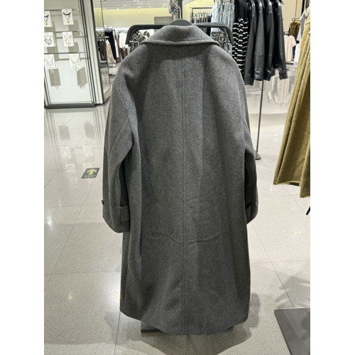 速髮ZA秋冬新品女裝軟質寬松雙排釦風衣翻領大衣外套 3046299