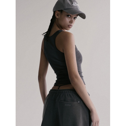 badblood背心女字母刺綉休閒修身性感小衆打底辣妹美式吊帶上衣潮