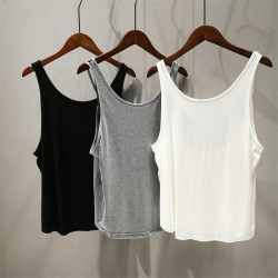 胖MM2-300斤寬松吊帶背心女設計感大碼夏露背內搭外穿美背上衣潮