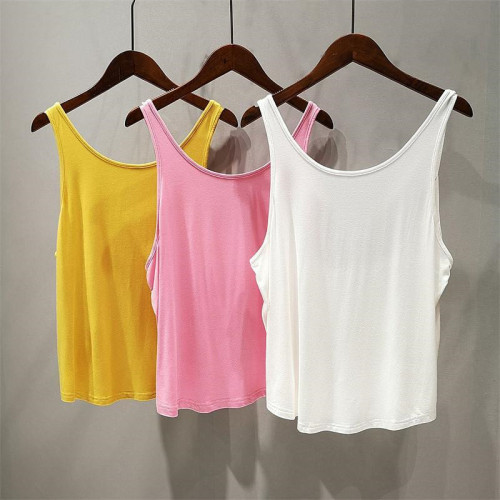 胖MM2-300斤寬松吊帶背心女設計感大碼夏露背內搭外穿美背上衣潮