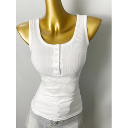 時尚吊帶背心內搭性感純欲外穿顯瘦修身紐釦上衣韓版遮副乳打底衫