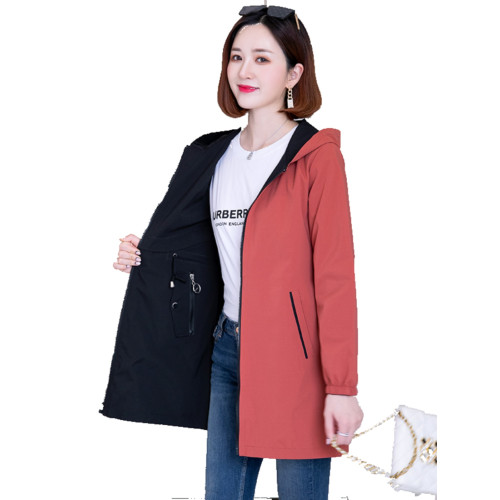 啄木鳥品牌早秋風衣外套女士中長款春秋2025秋季新款媽媽上衣洋氣