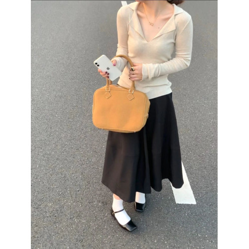 2025新款女秋冬小衆針織衫設計感打底衫女早秋季修身內搭長袖上衣