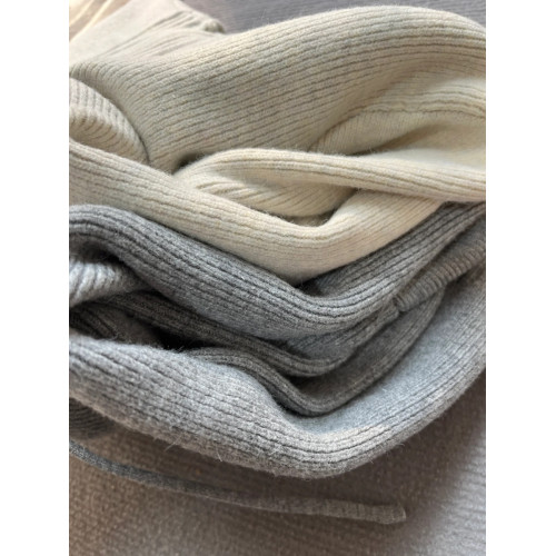 灰色連帽毛衣外套女寬松春秋冬外搭慵懶風加厚針織雙拉鍊衛衣開衫