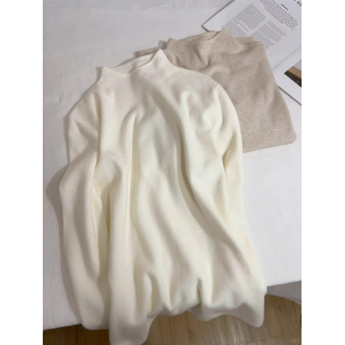 拉夏貝爾軟糯針織打底衫女春秋2025新款韓版小立領奶fufu毛衣上衣 拉夏貝爾軟糯針織打底衫女春秋2025新款韓版小立領奶fufu毛衣上衣