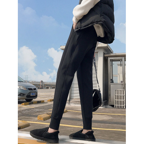 外穿棉褲女2026新款秋冬季束腳運動褲保暖衛褲加絨加厚羊羔絨褲子