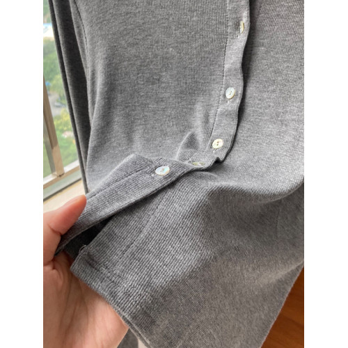 秋季新款灰色圓領長袖針織開衫女美式修身顯瘦短款洋氣小衫外套 秋季新款灰色圓領長袖針織開衫女美式修身顯瘦短款洋氣小衫外套