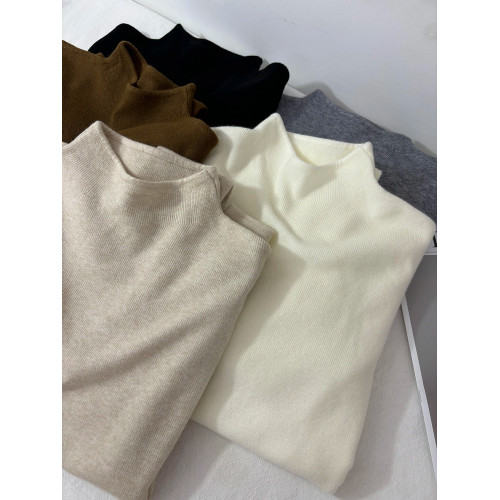 初秋小立領奶fufu軟糯針織長袖打底衫女冬季毛衣韓版簡約上衣內搭 初秋小立領奶fufu軟糯針織長袖打底衫女冬季毛衣韓版簡約上衣內搭