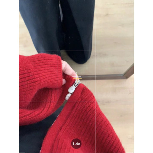 韓國東大門egg雞蛋 檔口店 零售 雙拉鍊翻領外套厚實針織毛衣外穿 韓國東大門egg雞蛋 檔口店 零售 雙拉鍊翻領外套厚實針織毛衣外穿