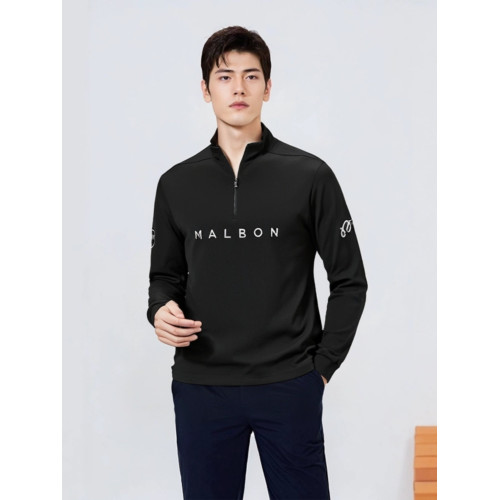 2025韓國男裝球服長袖半高領輕薄戶外運動休閒百搭拉鍊有加絨可選 2025韓國男裝球服長袖半高領輕薄戶外運動休閒百搭拉鍊有加絨可選