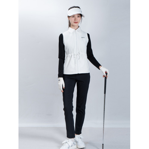 春秋季高爾夫女士馬甲薄絨背心運動款百搭修身透氣速乾女裝馬夾 春秋季高爾夫女士馬甲薄絨背心運動款百搭修身透氣速乾女裝馬夾