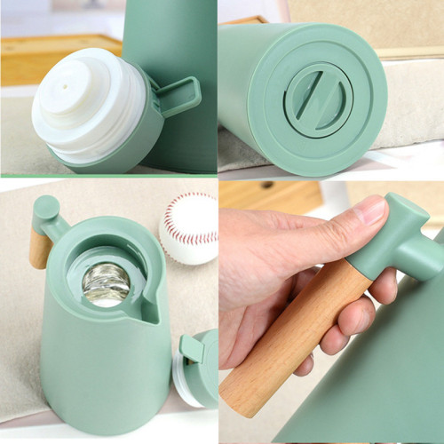 咖啡壺玻璃內膽熱水壺暖水壺大容量開水瓶北歐家用保溫壺 咖啡壺玻璃內膽熱水壺暖水壺大容量開水瓶北歐家用保溫壺