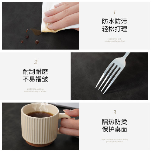 滑鼠墊超大辦公桌面電腦桌墊輕奢高級感皮革鍵盤墊子電競遊戯 滑鼠墊超大辦公桌面電腦桌墊輕奢高級感皮革鍵盤墊子電競遊戯