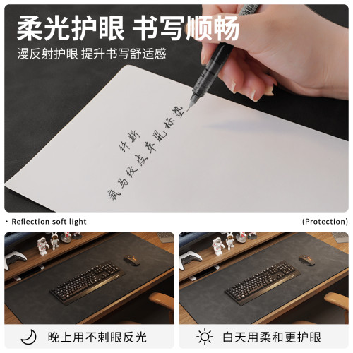 滑鼠墊超大辦公桌面電腦桌墊輕奢高級感皮革鍵盤墊子電競遊戯 滑鼠墊超大辦公桌面電腦桌墊輕奢高級感皮革鍵盤墊子電競遊戯
