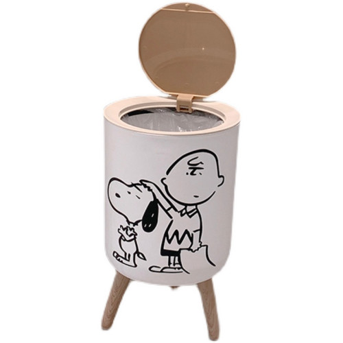 尤物少女*ins日式原木風垃圾桶彈蓋可愛家用高腳落地垃圾筒廢紙簍 尤物少女*ins日式原木風垃圾桶彈蓋可愛家用高腳落地垃圾筒廢紙簍