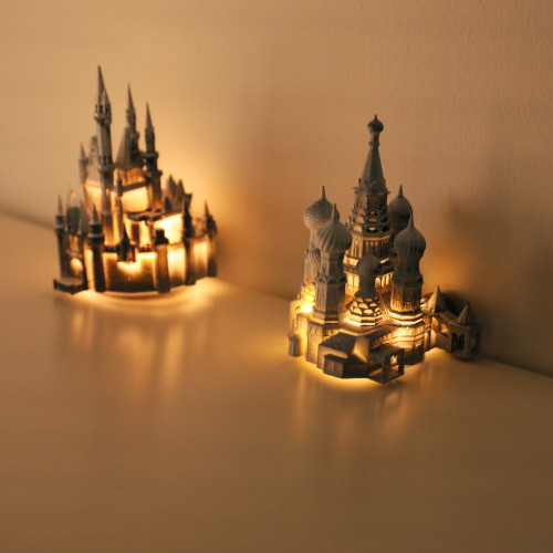 發光城堡冰箱貼磁吸燈光擺件俄羅斯聖瓦西裡大教堂開門亮燈伴手禮 發光城堡冰箱貼磁吸燈光擺件俄羅斯聖瓦西裡大教堂開門亮燈伴手禮
