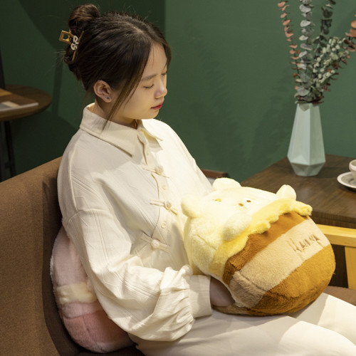 可愛卡通動物蛋糕抱枕三合一可插手少女心暖手捂宿舍辦公室抱枕毯 可愛卡通動物蛋糕抱枕三合一可插手少女心暖手捂宿舍辦公室抱枕毯