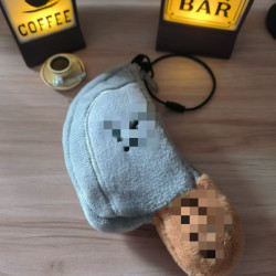 創意原創小刀毛絨耳機包掛件搞笑刀具迷你收納包玩偶掛飾鑰匙扣