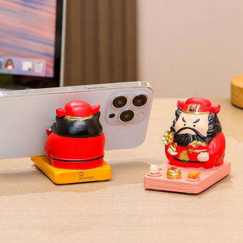 中式國潮神仙鍾馗手機架創意工位解壓支架辦公室桌面擺件文創禮品 中式國潮神仙鍾馗手機架創意工位解壓支架辦公室桌面擺件文創禮品