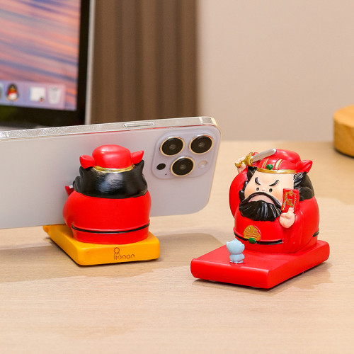 中式國潮神仙鍾馗手機架創意工位解壓支架辦公室桌面擺件文創禮品 中式國潮神仙鍾馗手機架創意工位解壓支架辦公室桌面擺件文創禮品