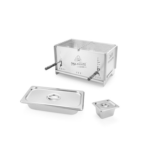 ISE MOUNT戶外關東煮柴火爐露營可攜式多功能不鏽鋼可拆卸燒烤爐 ISE MOUNT戶外關東煮柴火爐露營可攜式多功能不鏽鋼可拆卸燒烤爐