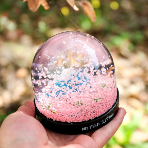 送生日禮物生日日本雪景擺件櫻花富士山水晶球女友浪漫節球男女神 送生日禮物生日日本雪景擺件櫻花富士山水晶球女友浪漫節球男女神