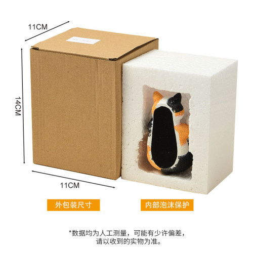 樹脂可愛超萌仿真小貓咪虎斑橘貓桌面手機支架玩具擺件創意 樹脂可愛超萌仿真小貓咪虎斑橘貓桌面手機支架玩具擺件創意