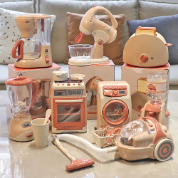 兒童迷你小廚房玩具仿真廚具榨汁機小家電小孩扮家家酒女孩生日禮物