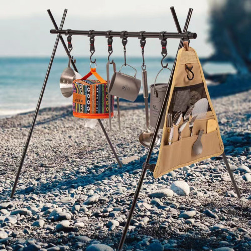 山趣戶外野營折曡可攜式露營三角置物架鍋架收納架燈架掛架支架燈桿 山趣戶外野營折曡可攜式露營三角置物架鍋架收納架燈架掛架支架燈桿