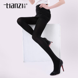 天姿春秋天鵞絨打底連褲襪子 680D壓力襪 顯瘦比基尼絲襪 8801