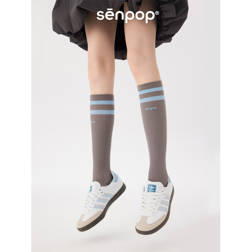 登山壓力襪運動襪瑜珈小腿襪黑色jk跑步騎行襪壓縮襪顯瘦健身長襪