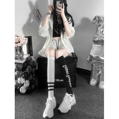 小腿壓力襪強力瘦腿騎行跑步專用運動襪跳繩瑜珈防滑高筒長襪及膝 小腿壓力襪強力瘦腿騎行跑步專用運動襪跳繩瑜珈防滑高筒長襪及膝