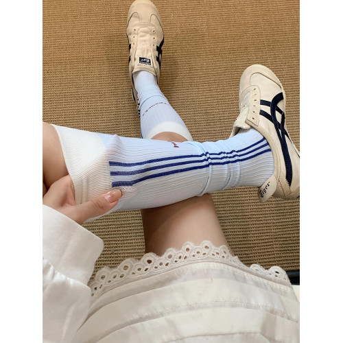 美式復古味兒~運動必入壓力襪!藍棕好美~防止肌肉跑步跳繩瘦腿襪 美式復古味兒~運動必入壓力襪!藍棕好美~防止肌肉跑步跳繩瘦腿襪