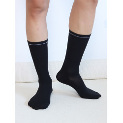 浪兮男士公路自行車襪子中筒長筒無骨夏季薄網眼透氣山地車壓力襪