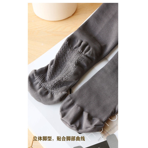 酒紅色塑型壓力襪啞光顯瘦打底襪高密緊致瘦腿襪收腹提臀強壓褲襪