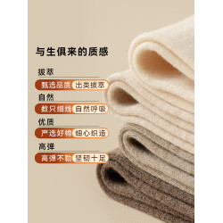 婷美壓力襪美腿塑型地板襪美拉德風過膝蓋保暖含羊毛百搭長筒襪