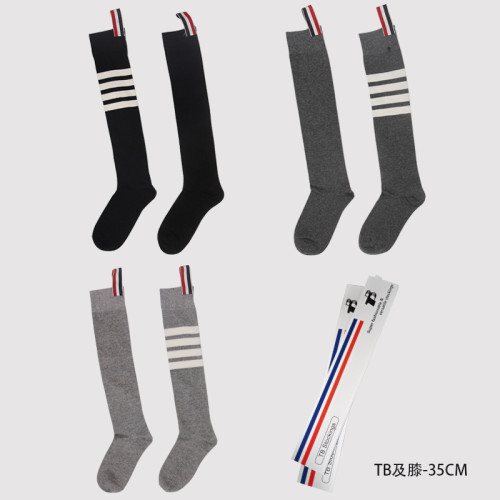 TB襪子四條杠灰色中筒襪純小腿襪短棉日系過膝襪長筒襪jk女壓力襪 TB襪子四條杠灰色中筒襪純小腿襪短棉日系過膝襪長筒襪jk女壓力襪