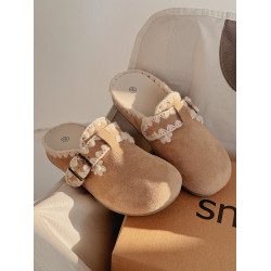 勃肯鞋女款2025新款爆款秋冬軟底不累腳百搭休閒鞋懶人時尚一腳蹬