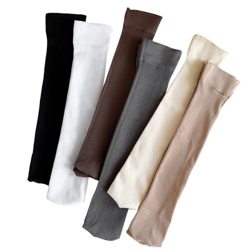 小腿襪女春秋壓力襪子顯瘦美腿秋冬純色長筒襪jk配皮鞋靴子堆堆襪 小腿襪女春秋壓力襪子顯瘦美腿秋冬純色長筒襪jk配皮鞋靴子堆堆襪