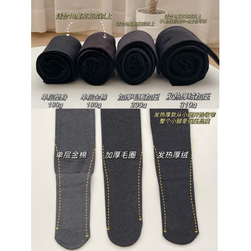 日本高級黑標580D中強壓力襪瘦腿連褲襪收腹提臀啞光黑色打底褲女