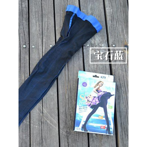 【特價】420D幻彩變色竪條意大利塑型真跟連褲襪春秋款壓力襪