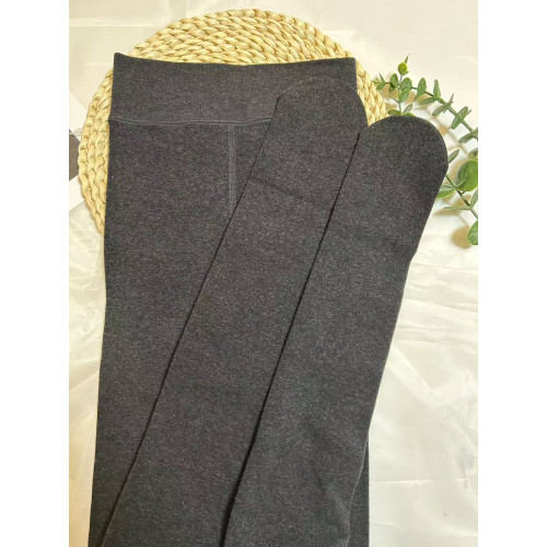 黑喵駕到518顯瘦腿壓力襪系灰色薄絨平板斜紋高腰連褲襪200克