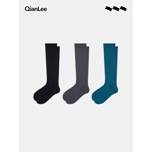 QianLee小腿襪男專業運動壓力襪加壓飛機跑步騎行男士壓縮長筒襪 QianLee小腿襪男專業運動壓力襪加壓飛機跑步騎行男士壓縮長筒襪