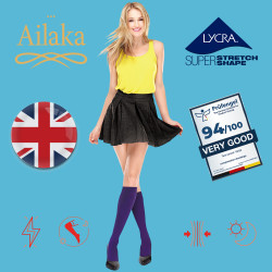 Ailaka英國長途飛行專用梯度壓力襪緩解腿部疲勞彈力襪航空旅行襪