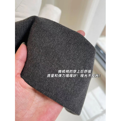 貴婦老錢風~山羊絨連褲襪加絨保暖壓力襪塑形竪紋打底襪灰色秋冬