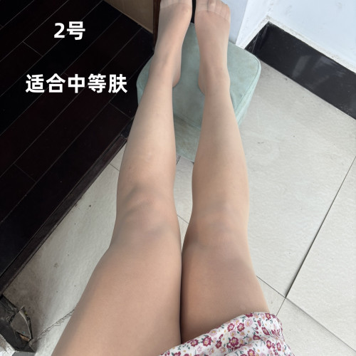 天鵞絨膚色壓力襪絲襪福zu女夏季薄款顯瘦超薄收腹提臀隱形連褲襪