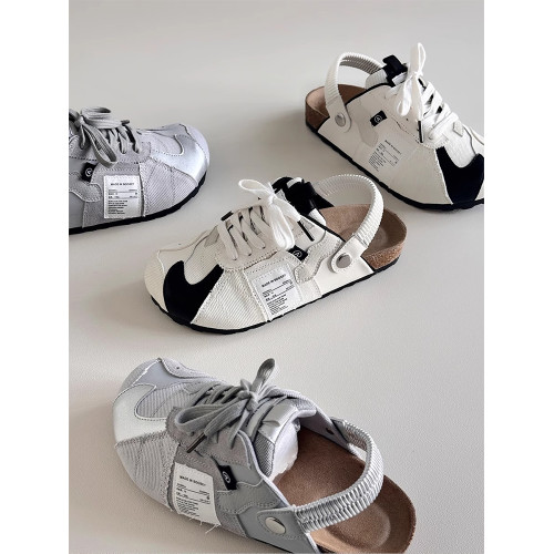 序佳兩穿平底勃肯鞋女夏外穿2025新款芭蕾舞風厚底博肯百搭涼拖鞋 序佳兩穿平底勃肯鞋女夏外穿2025新款芭蕾舞風厚底博肯百搭涼拖鞋